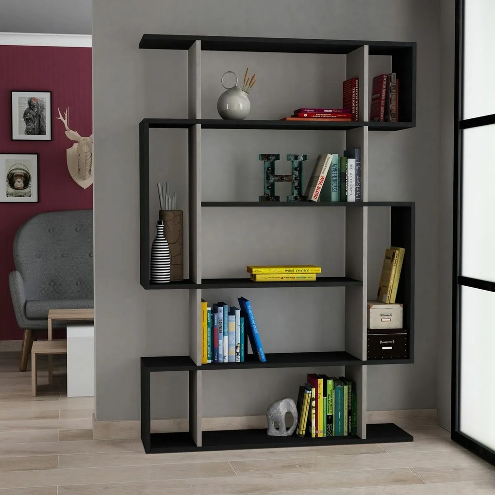 Biblioteczka Mito Light Brown and Anthracite