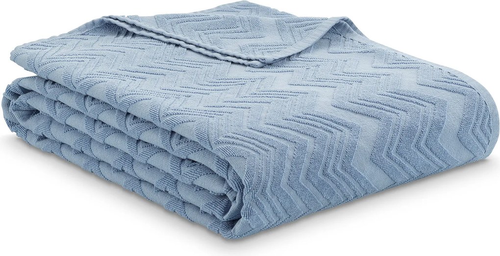 Koc frotte 130x190 cm różowy