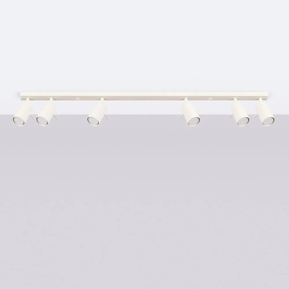 Kremowa lampa sufitowa 6x117 cm Etna – Nice Lamps