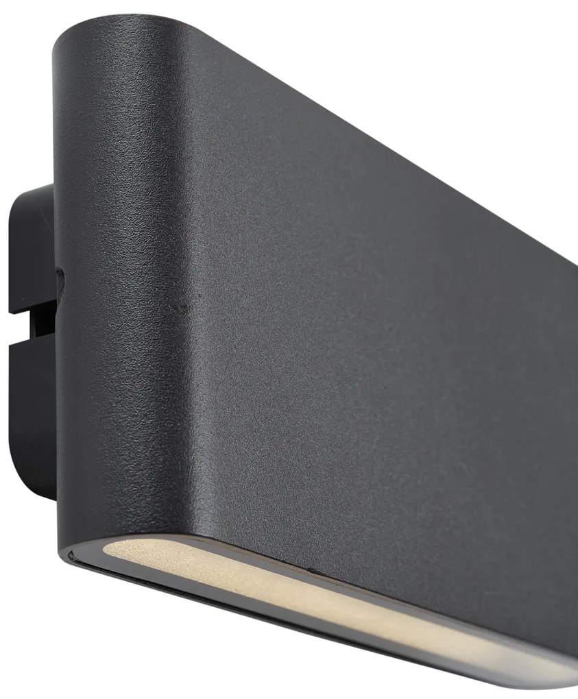 Zewnetrzna Lampa ścienna czarna magnetyczna z możliwością ładowania LED - Batt Nowoczesny Oswietlenie zewnetrzne