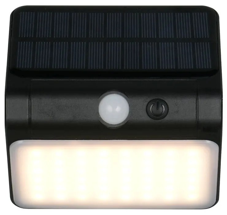 Zewnętrzna solarna lampa ścienna LED (wysokość 12 cm) Olinda – Reality