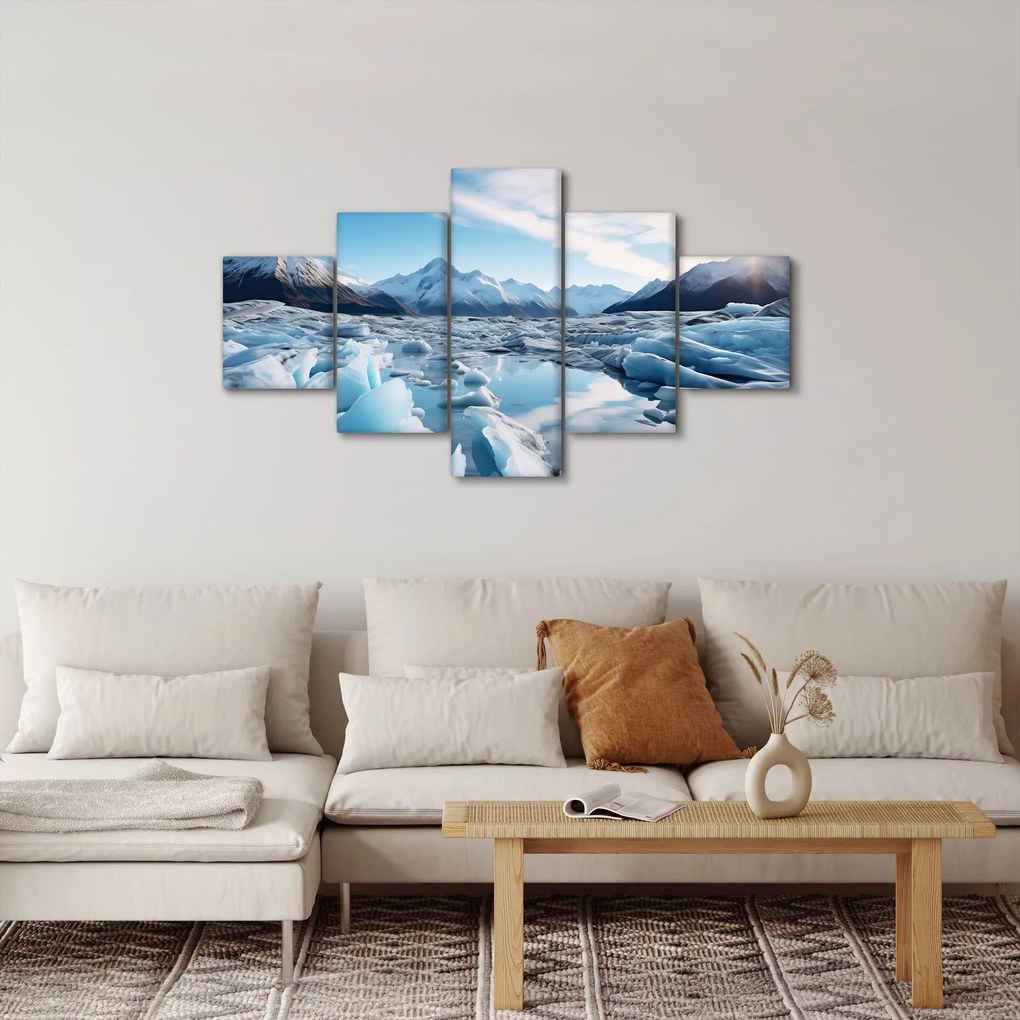 Obraz - Formacje lodowcowe (125x70 cm)