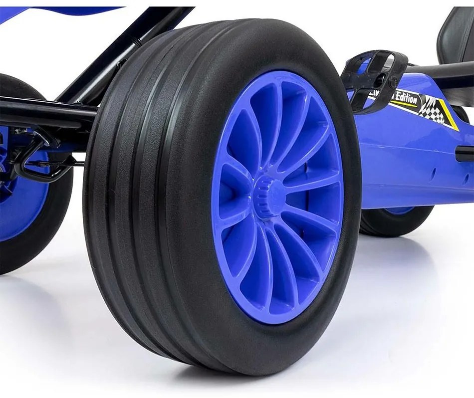 Milly Mally Quadricycle Go-kart Rocket, niebieski