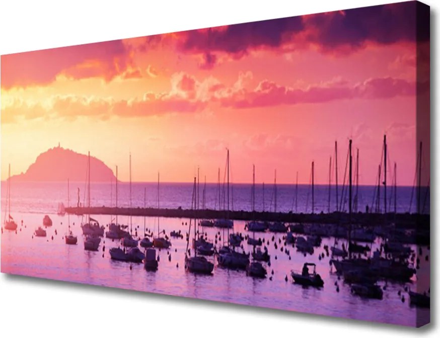 Zdjęcie na płótnie Morski Horyzont w Błękicie