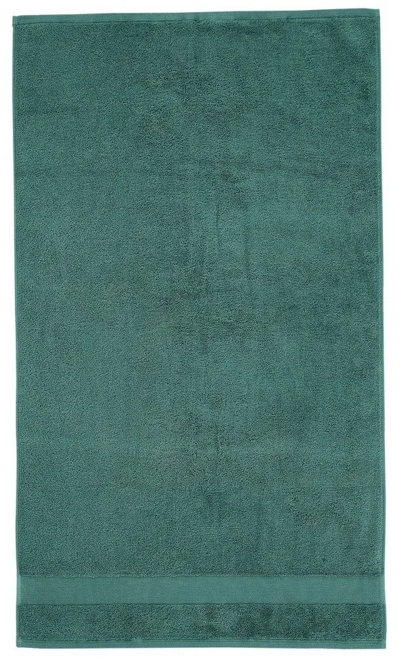 Ciemnozielony bawełniany ręcznik frotte 50x85 cm Anti-Bacterial – Catherine Lansfield