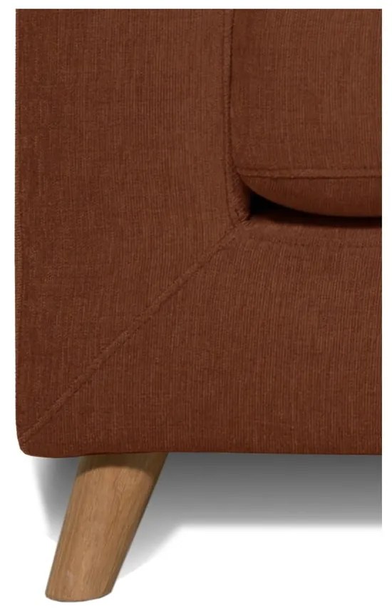 Ciemnopomarańczowa sofa 157 cm Faria – Scandic