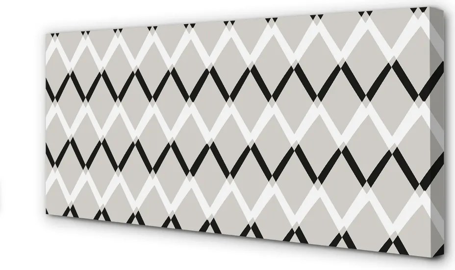 Obraz drukowany na płótnie Szlachetny Wzór Diamentowy