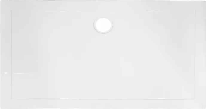 AQUAMARIN Brodzik 121 x 71 cm, prostokąt