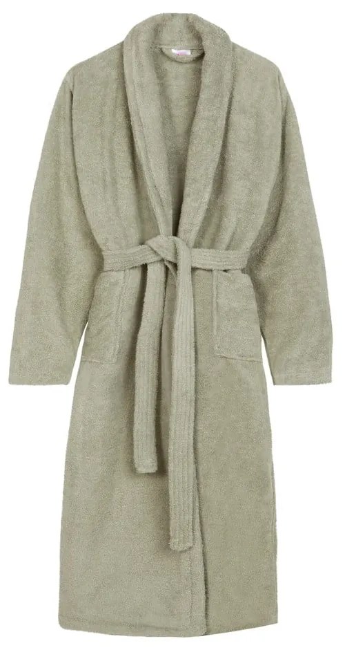 Zielony bawełniany szlafrok w rozmiarze XS/S Terry – HIP