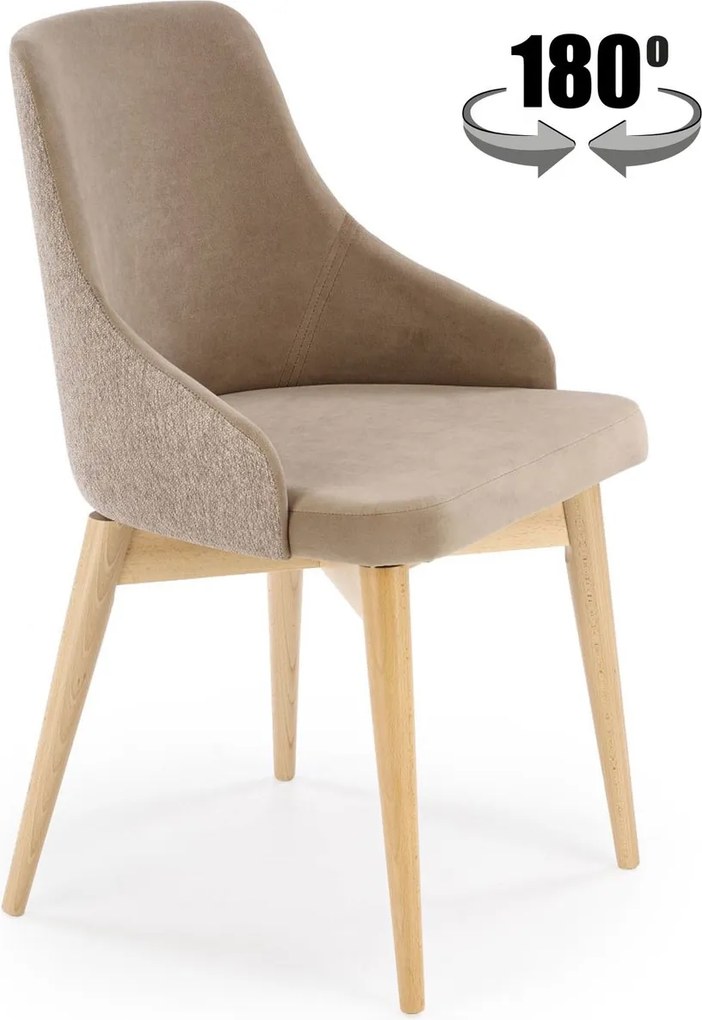 Krzesło do jadalni z funkcją obracania Malaga Halmar