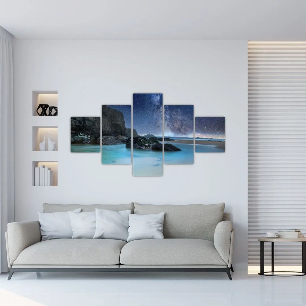 Obraz plaży (125x70 cm)
