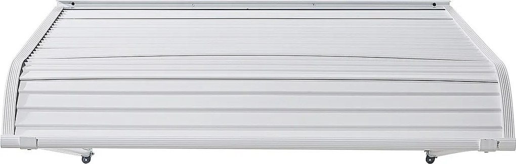 Zadaszenie Drzwi Wejściowych SucceBuy, 101,6 x 106,6 cm, Zewnętrzna Aluminiowa Daszek na Drzwi Wejściowe, do Okien Werandowych, Balkonów