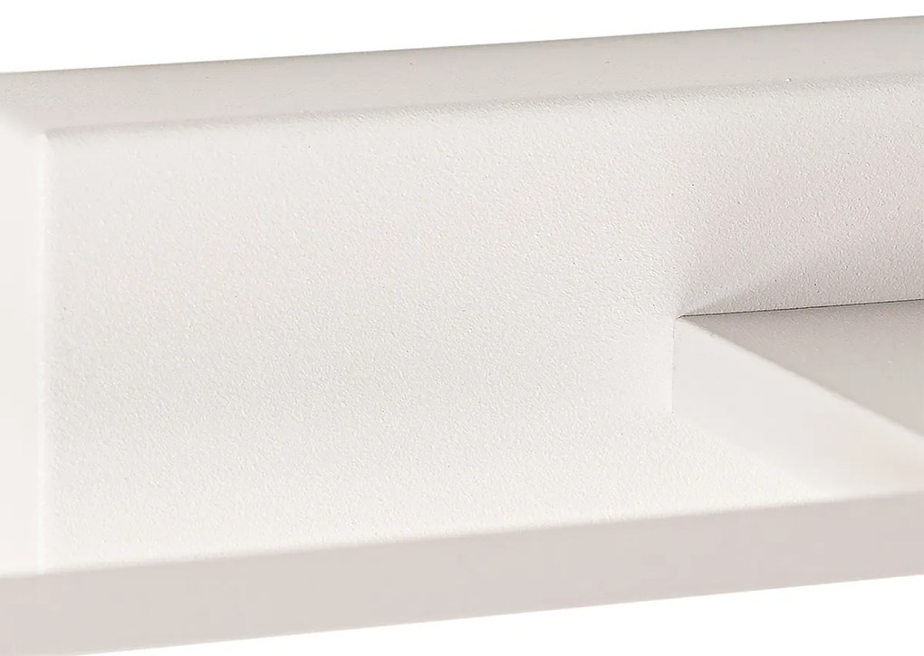 Lampa ścienna biała 41,5 cm w komplecie z LED IP44 - JerreDesignerski Oswietlenie wewnetrzne