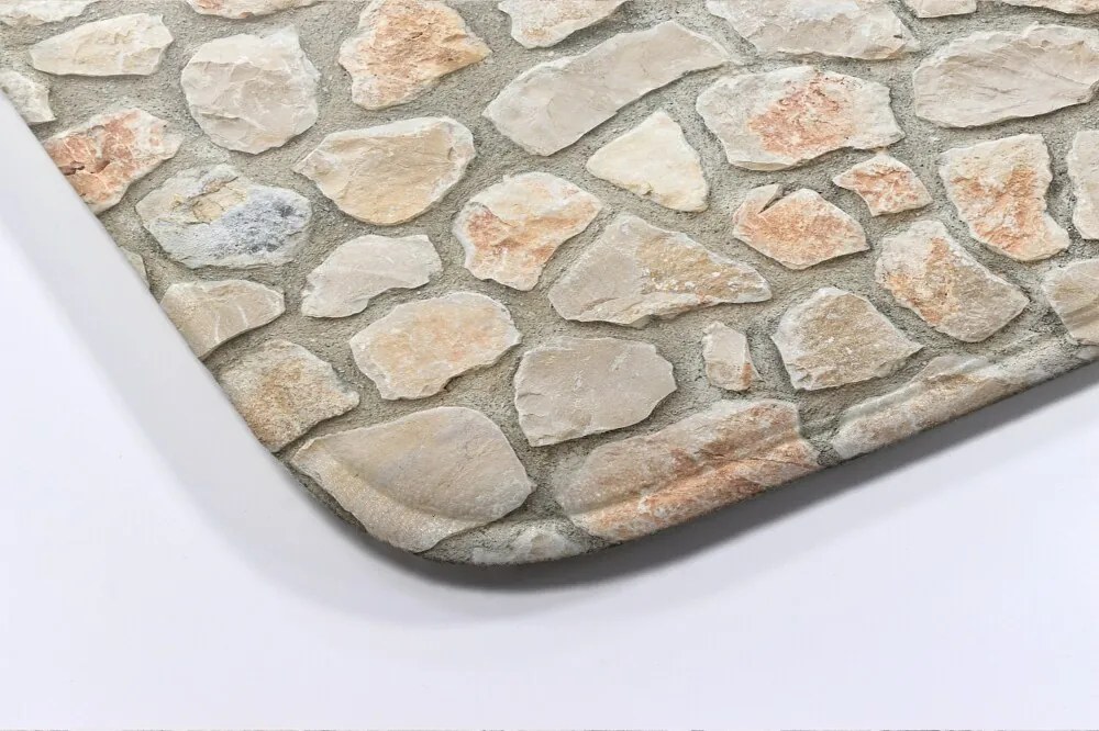 Dywanik antypoślizgowy do łazienki Dywanik antypoślizgowy do łazienki Kamienie Ściana