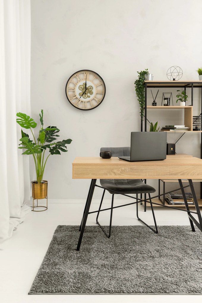 Dywan Shaggy Lenor Ciemno szary 160x220 Prostokąt