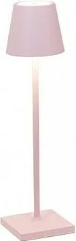 Lampa stołowa LED Poldina Pro Micro Pink z możliwością ładowania i ściemniania, z czasem pracy baterii do 12 godzin