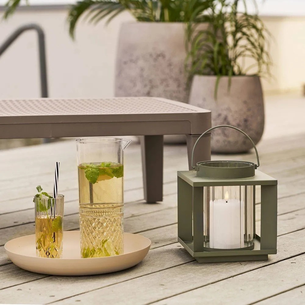 Metalowo-szklany lampion (wysokość 20,5 cm) Lohals – House Nordic