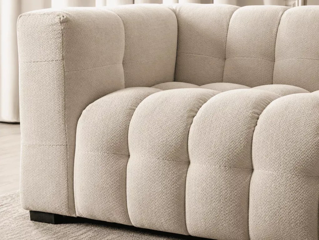 Elegancka sofa Droma 3-osobowa w kolorze kremowym – komfort i styl do salonu