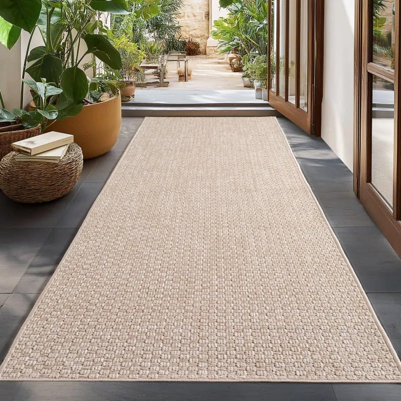 Dywan zewnętrzny Ibiza Jednolity beżowy 280 cm x 370 cm