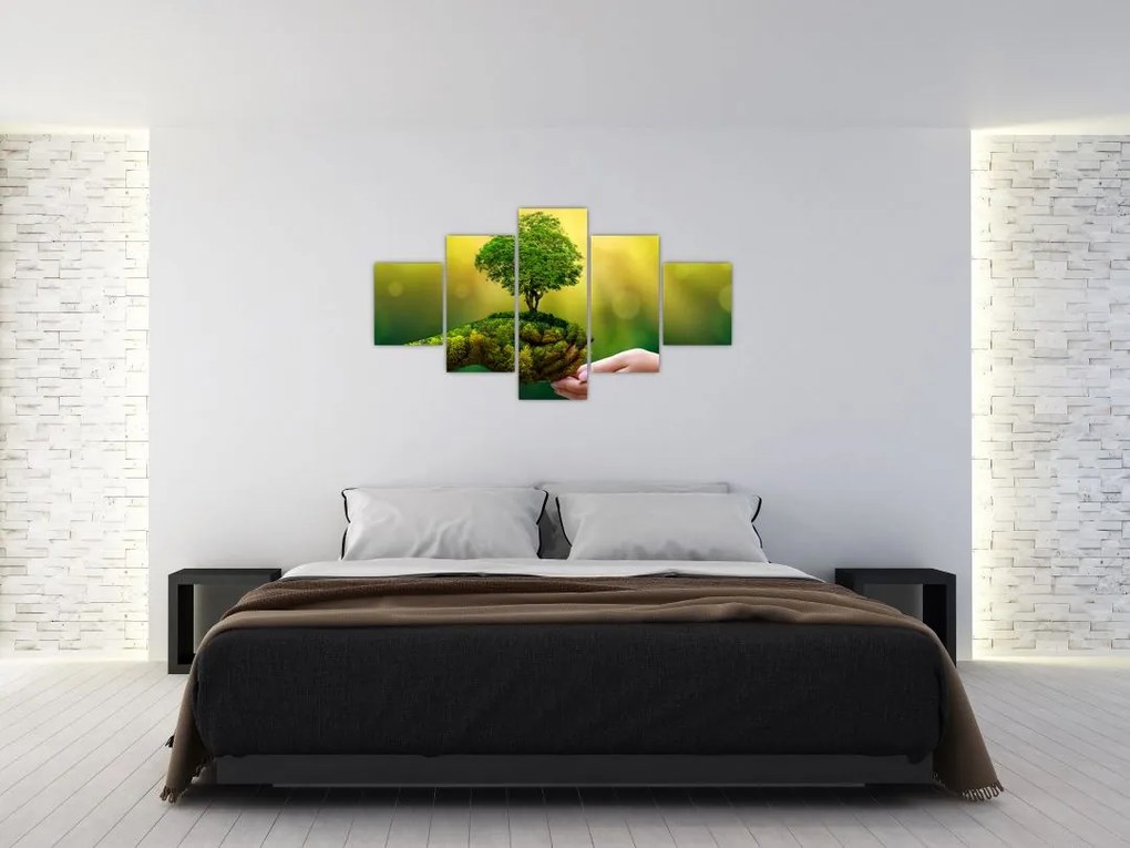Obraz - Matka ziemia (125x70 cm)