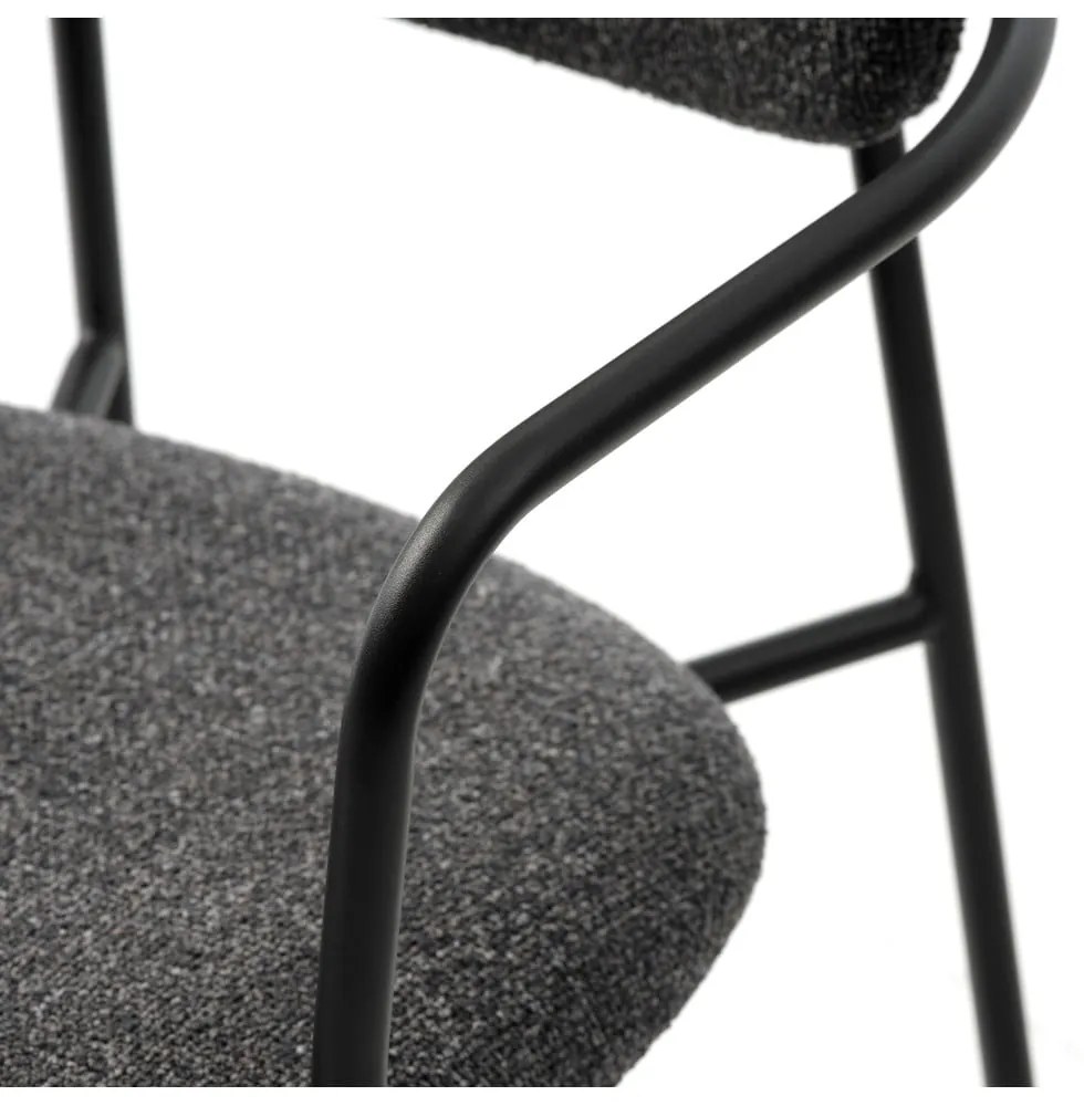 Ciemnoszare krzesło Zama – Unique Furniture