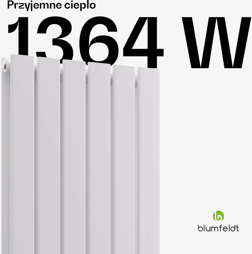 Blumfeldt Grzejnik Ontario 180x45 o mocy 1364  W