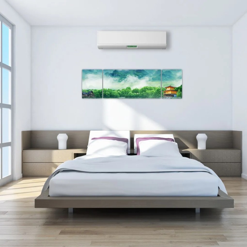 Obraz - Wymarzony krajobraz (170x50 cm)