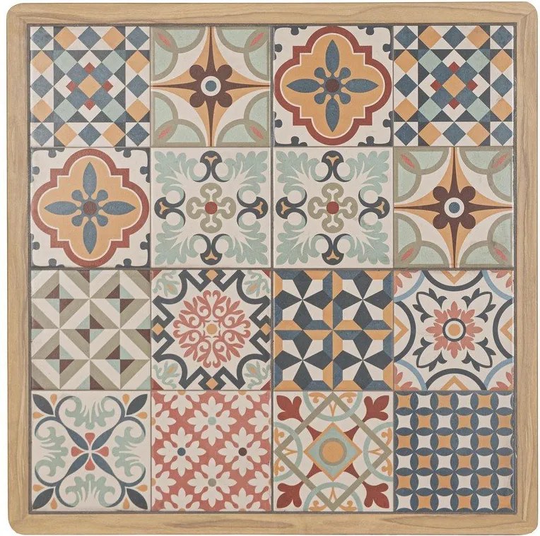 Stalowy stolik ogrodowy 73x73 cm Kalimera – Bizzotto