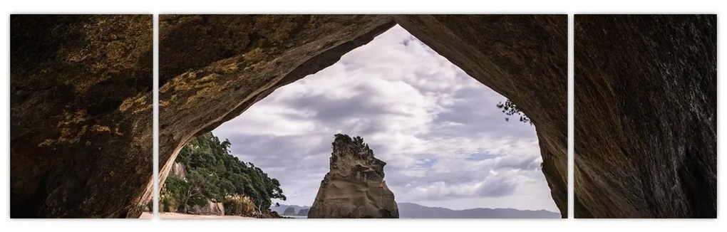 Obraz z jaskini, Nowa Zelandia (170x50 cm)