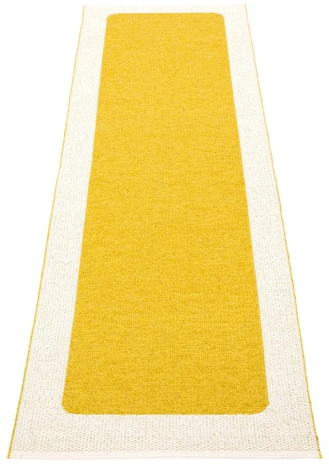 Musztardowo-kremowy chodnik odpowiedni na zewnątrz 70x240 cm Ilda Mustard – Pappelina