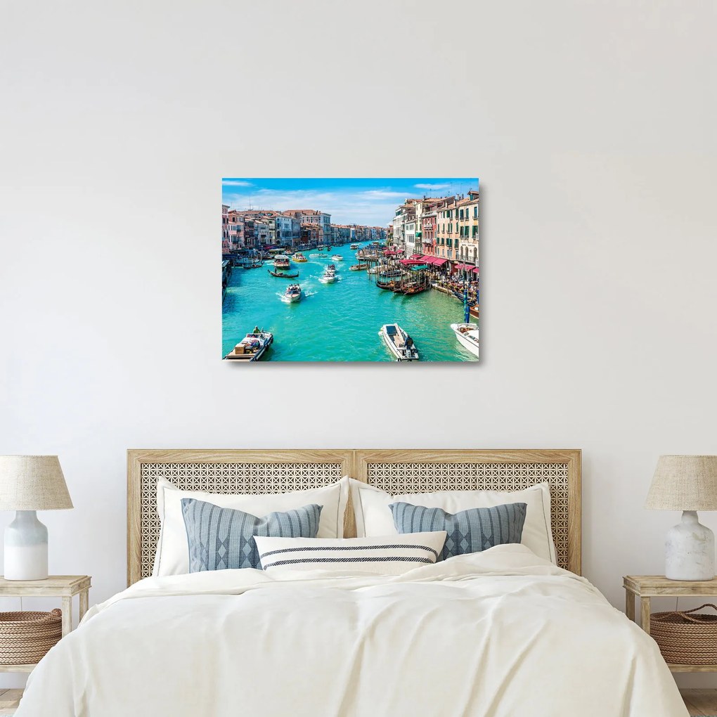 Obraz na szkle - Canal Grande, Wenecja, Włochy (70x50 cm)