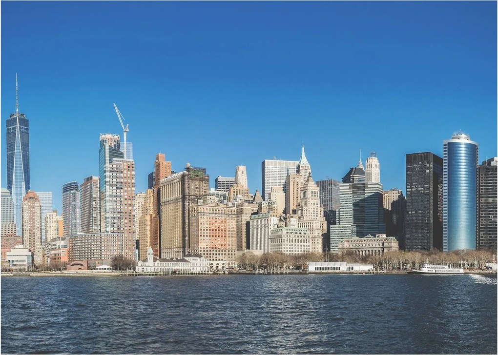 Obraz na szkle - Manhattan w Nowym Jorku (70x50 cm)
