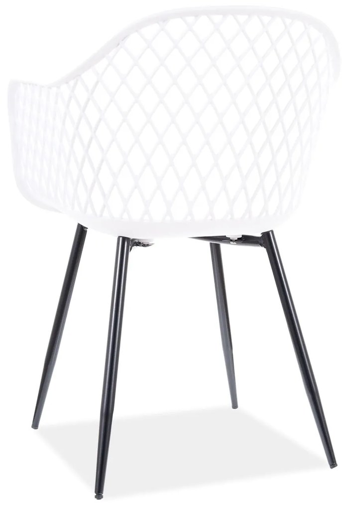 PROMOCJA Białe plastikowe krzesło CORRAL B II. jakość