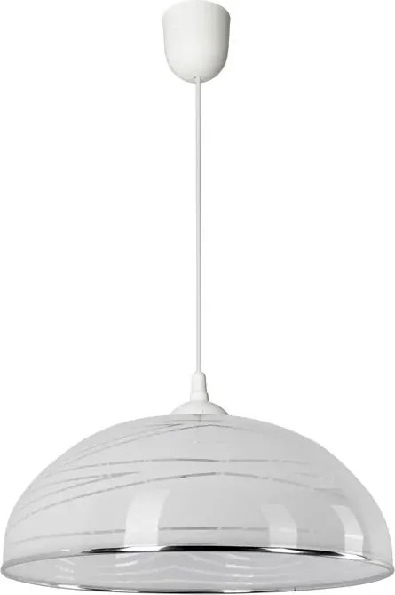 Biała kuchenna lampa wisząca - S735-Ankona