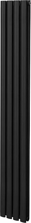 Grzejnik kolumnowy owalny – 1800 mm x 240 mm – czarny