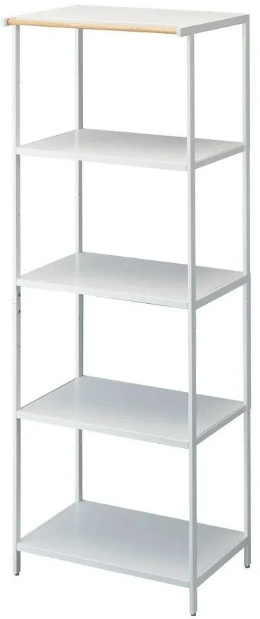 Stalowy regał w matowym białym kolorze 60x170x46,5 cm Tower – YAMAZAKI