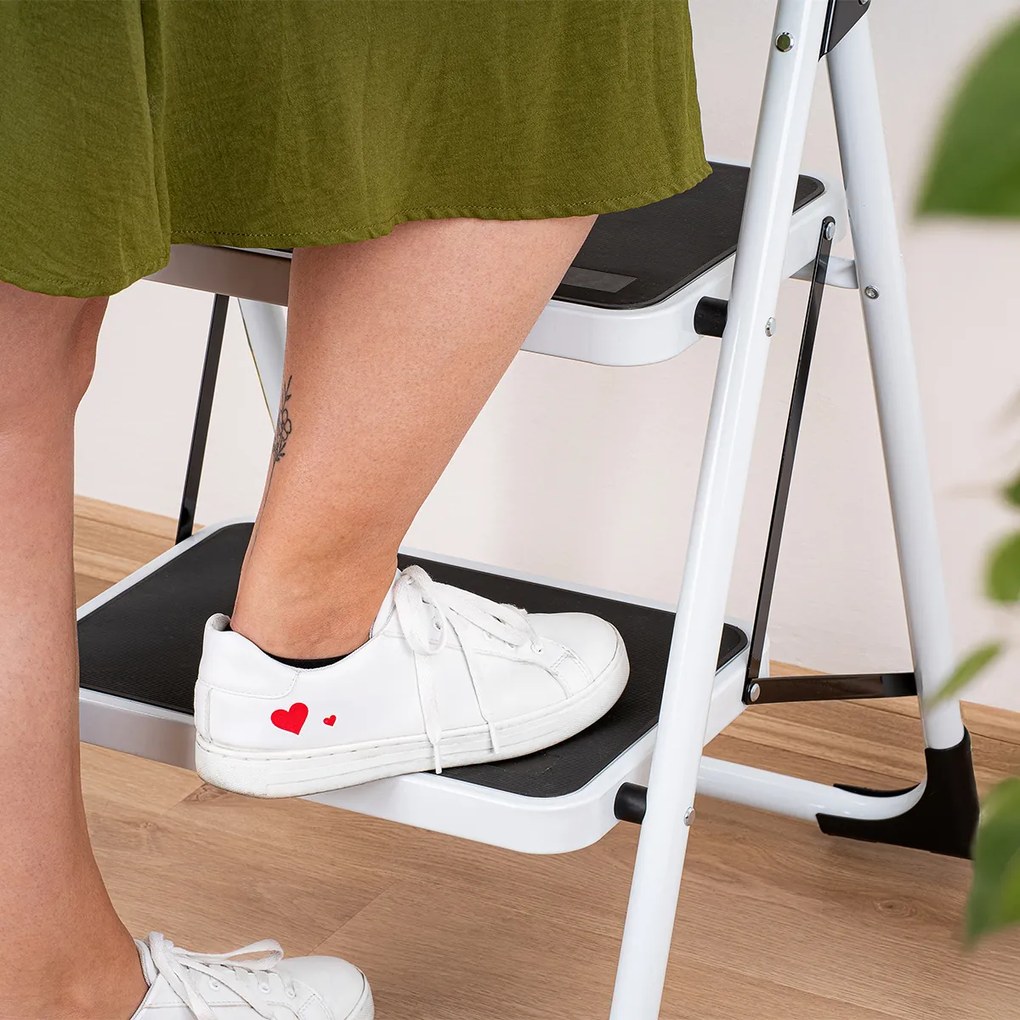 4Home Składane schodki stalowe Steps, 2 stopnie, 2 stopnie