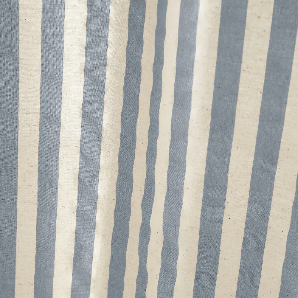 Niebieska firanka 140x229 cm Zanzibar Stripe – Pineapple Elephant