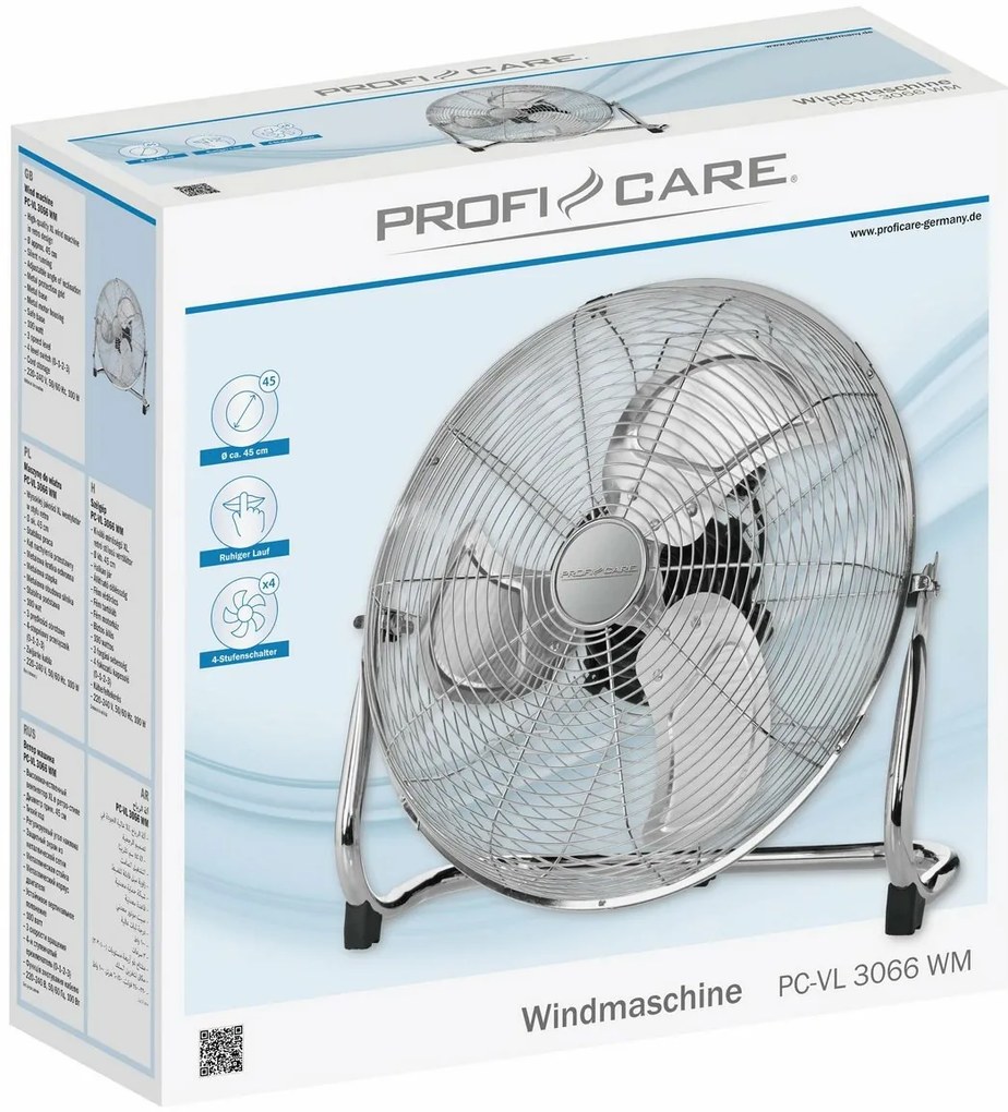 ProfiCare VL 3066 WM wentylator podłogowy, 45 cm