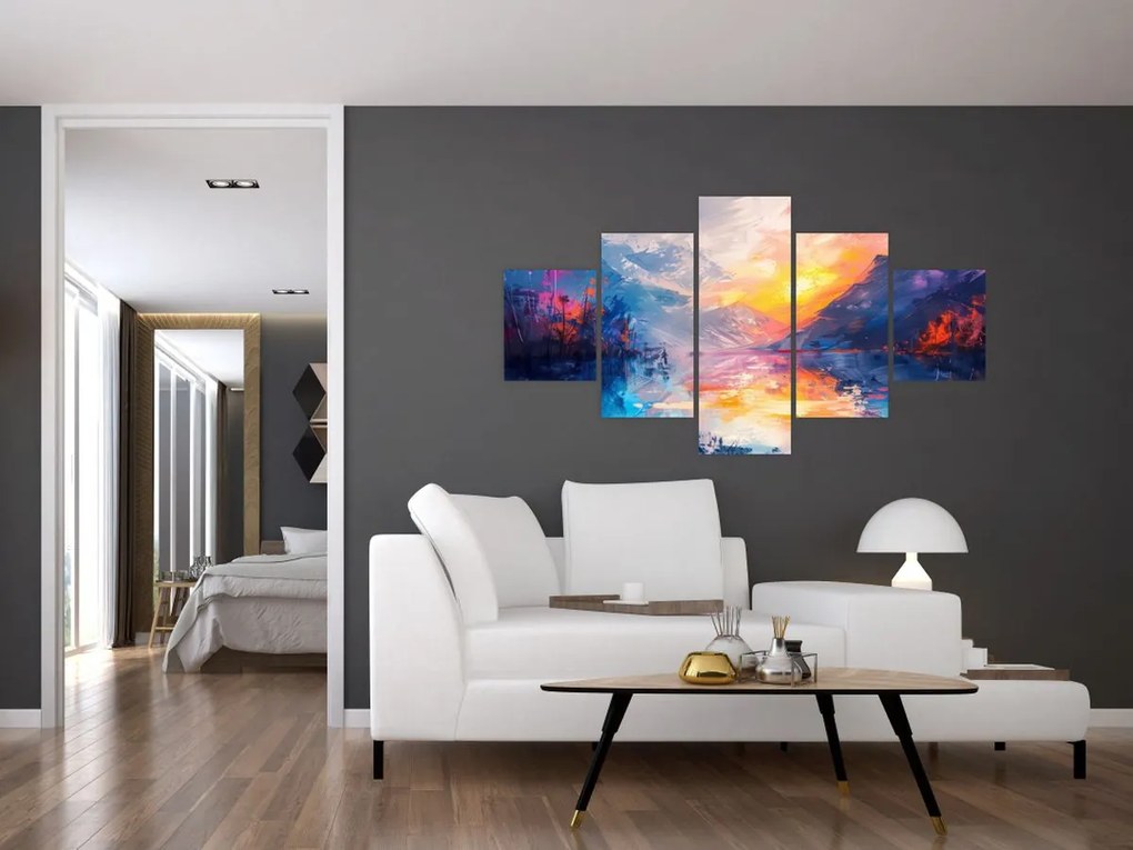 Obraz - Malarstwo krajobrazowe (125x70 cm)