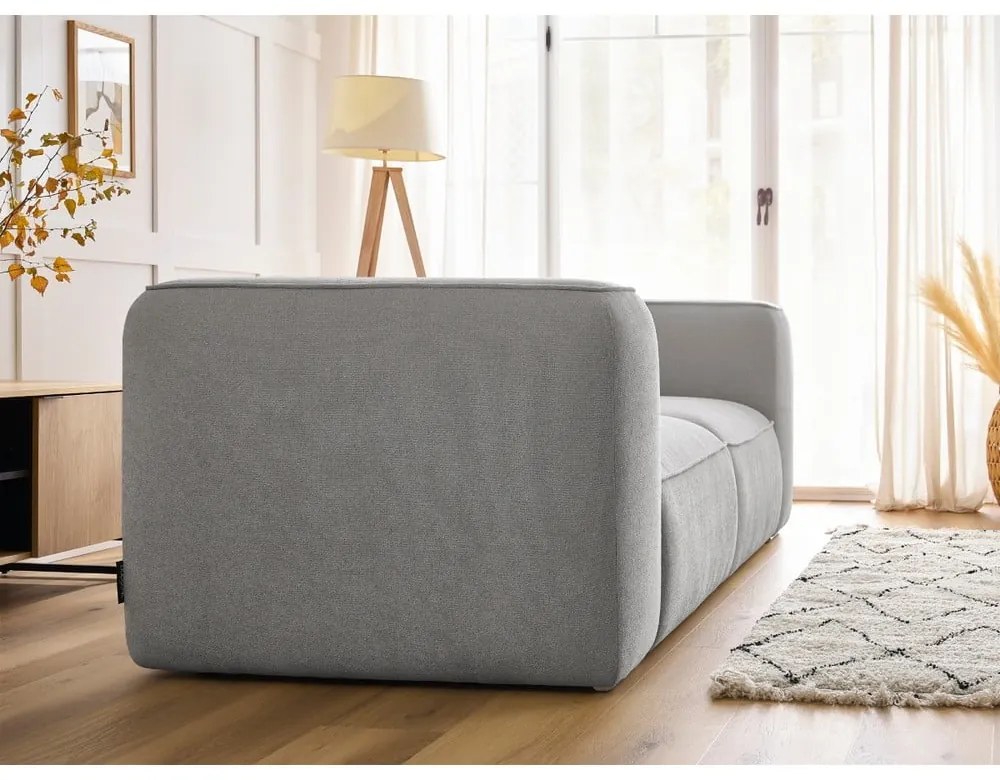 Jasnoszara sofa 255 cm Zephyr – Bobochic Paris