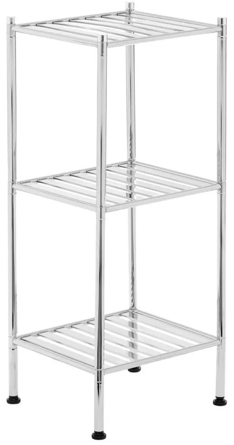 Regał łazienkowy w kolorze srebra 34x80 cm – Premier Housewares