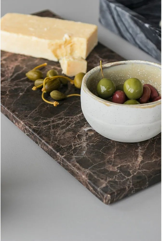 Marmurowa deska do serwowania 38 x 18 cm Marble – Mette Ditmer Denmark