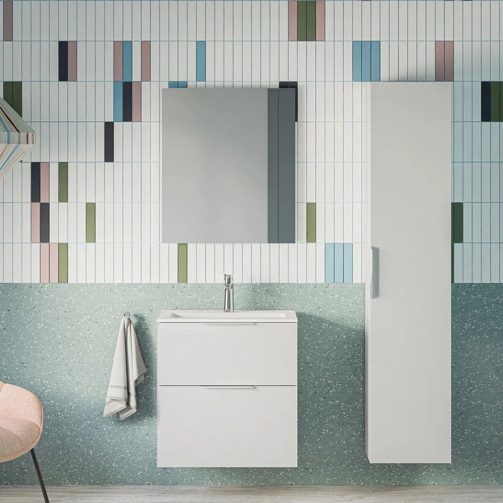 Badmöbel Set TIM 60 cm mit Waschbecken