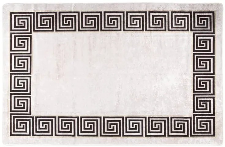 Nowoczesny kremowy dywan w grecki wzór 190x300 cm W3-D15