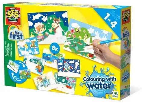 Ses Moje pierwsze malowanie pędzelkiem i wodą Megazestaw