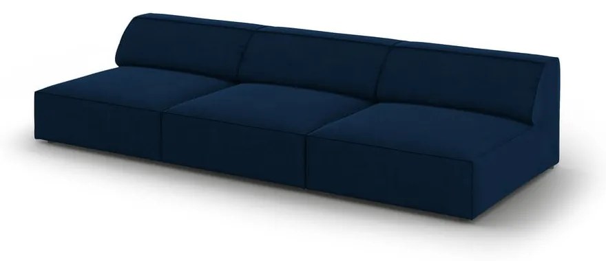 Ciemnoniebieska aksamitna sofa 240 cm Jodie – Micadoni Home