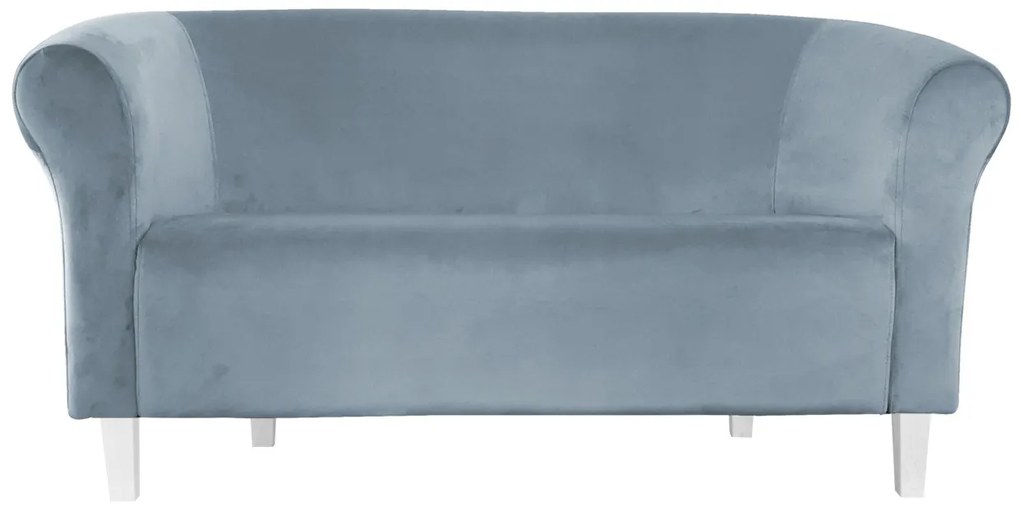 Sofa Milo BL06 szary błękit nogi 15 białe