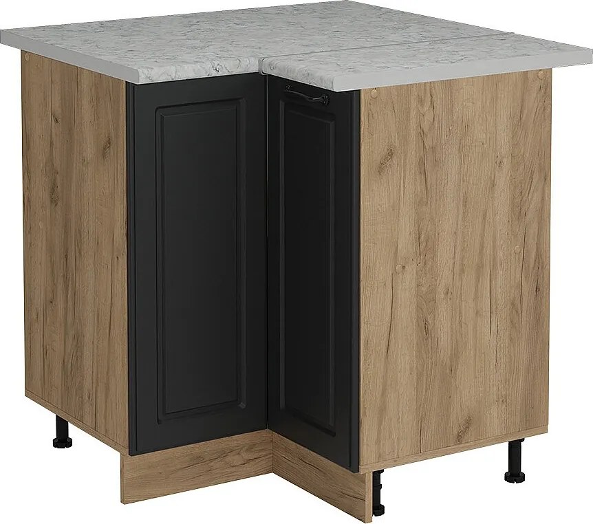 Szafka narożna antracytowy domek wiejski 75.6x60x81.6 r-line