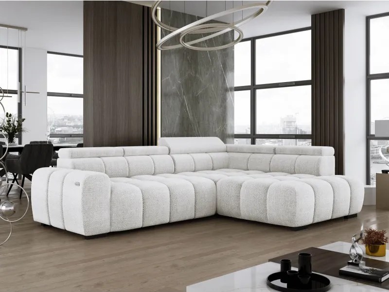 Narożnik BULL L Prawostronny z Elektryczną Regulacją EDEN 01 WERSAL